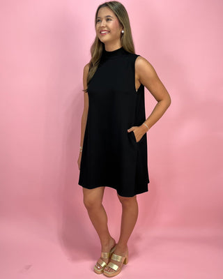Effortlessly Elegant Black Sleeveless Dress - All About You Boutique & Gifts