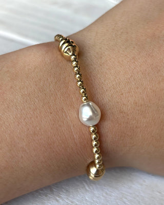 Enewton Admire Gold Admire Pearl 3mm Bracelet - All About You