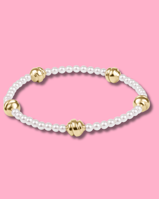 Enewton Admire Sm Gold 3mm Pearl Bracelet - All About You