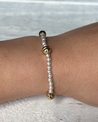 Enewton Admire Sm Gold 3mm Pearl Bracelet - All About You