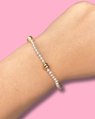 Enewton Admire Sm Gold 3mm Pearl Bracelet - All About You