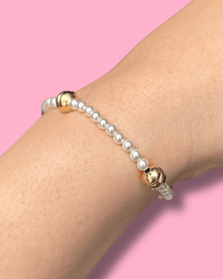 Enewton Admire Sm Gold 3mm Pearl Bracelet - All About You