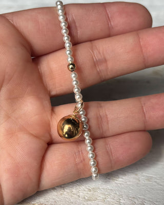 Enewton Gold Charm Pearl Bracelet - All About You