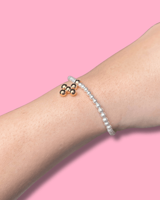 Enewton Pearl 3mm Bracelet 4mm Cross - All About You