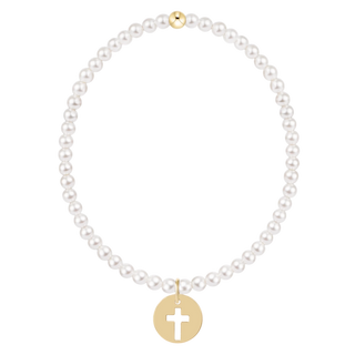 Enewton Pearl 3mm Bracelet Blessed Disc - All About You