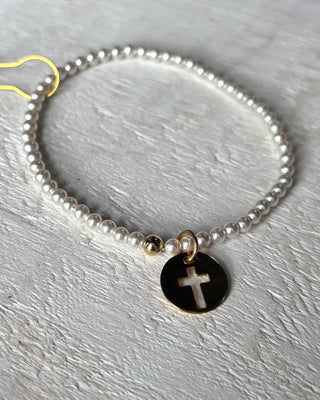Enewton Pearl 3mm Bracelet Blessed Disc - All About You