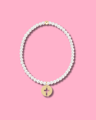 Enewton Pearl 3mm Bracelet Blessed Disc - All About You