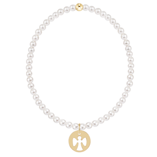 Enewton Pearl 3mm Bracelet Guardian Angel Disc - All About You