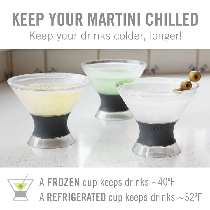 Martini Freeze Cooling Cups Set Of 2