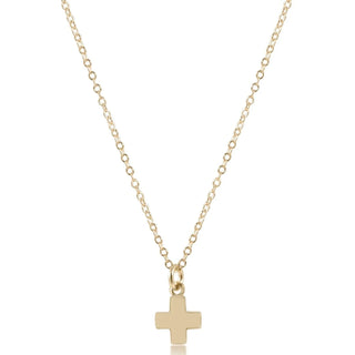 Enewton Sm Gold Cross Charm Necklace