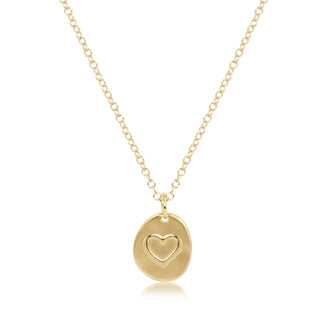 Enewton Inspire Love Sm Gold Charm Necklace