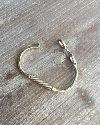 Horse Bit Gold Tone Bracelet - All About You