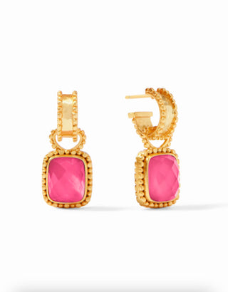 Julie Vos Marbella Hoop & Charm Earring