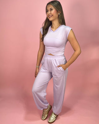 Lavender Mood Lounge Pant Set - All About You Boutique & Gifts