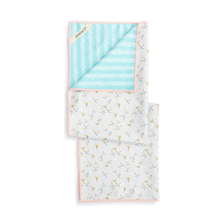 different patterns on a white background