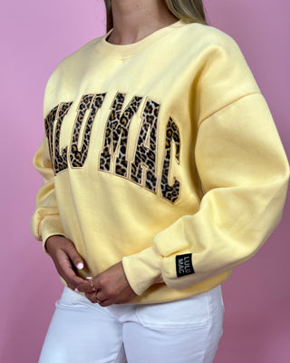 Lulu Mac Buttercream Leopard Crewneck - All About You