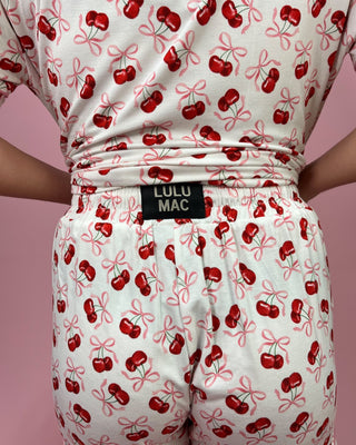 Lulu Mac Cherry Blossom Short PJ Set - All About You