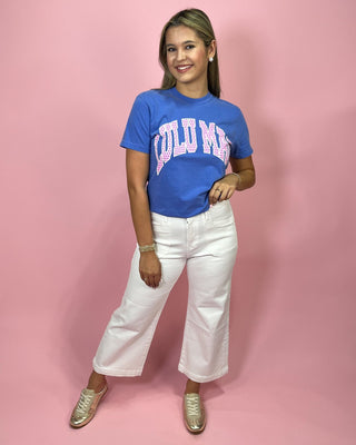 Lulu Mac Darling Blue Dots Top - All About You