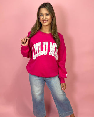 Lulu Mac Darling Dot Pink Sweatshirt - All About You Boutique & Gifts