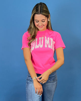 Lulu Mac Neon Pink & Camo Signature Top - All About You