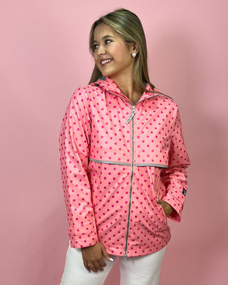 Lulu Mac Pink Dotty Darling Raincoat - All About You