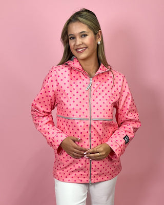 Lulu Mac Pink Dotty Darling Raincoat - All About You