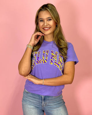 Lulu Mac Purple Reign Gameday Top - All About You