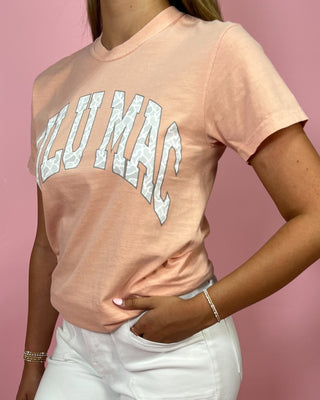 Lulu Mac Washed Peach Graphic Top - All About You