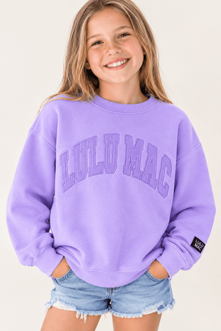 Lulu Mac Youth Essential Embroidered Crewneck *More Colors* - All About You