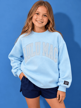 Lulu Mac Youth Essential Embroidered Crewneck *More Colors* - All About You