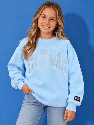 Lulu Mac Youth Essential Embroidered Crewneck *More Colors* - All About You