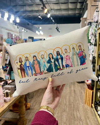 Many Marys Lumbar Pillow - All About You