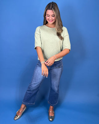 Meadow Dreams Textured Knit Top - All About You