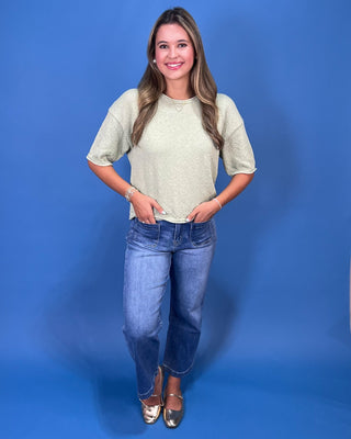 Meadow Dreams Textured Knit Top - All About You