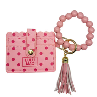 Lulu Mac Beaded Wristlet ID Wallet *More Colors*