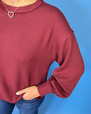 Off-Duty Relaxed Knit Long Sleeve Top *More Colors* - All About You