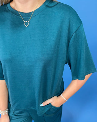 Pine Green Grove Everyday Soft Lounge Pants Set - All About You