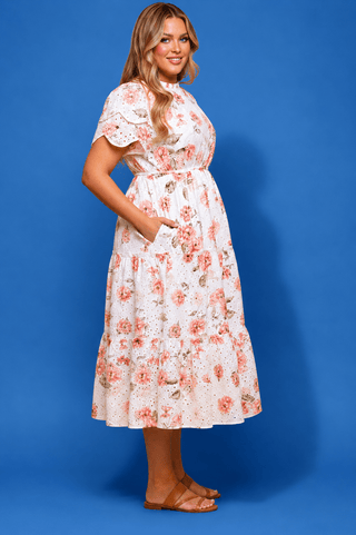 PLUS Blushing Garden Eyelet Dress - All About You