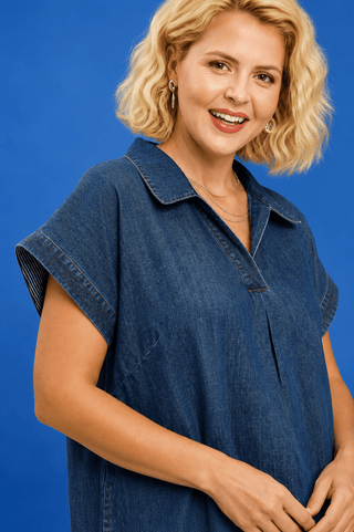 PLUS City Girl Styles Denim Dress - All About You