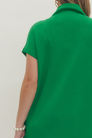 PLUS Grab & Go Green Cap Sleeve Dress - All About You