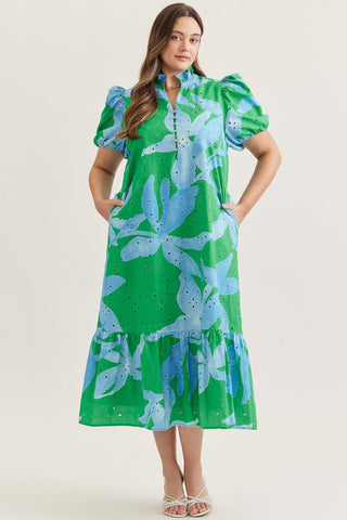 PLUS Island Escape Floral Maxi Dress - All About You Boutique & Gifts