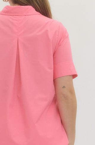 PLUS Misses Main Event Collared Statement Top *More Colors* - All About You