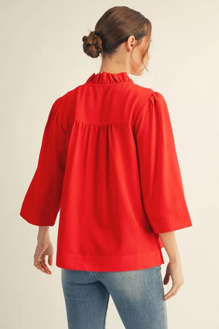 PLUS Pretty In Passion Red Top - All About You Boutique & Gifts
