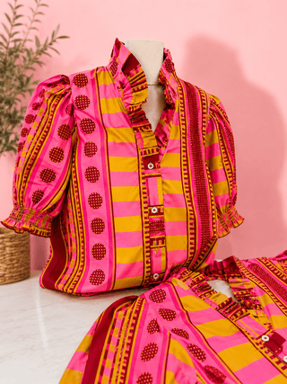 PLUS Weekend Wander Mixed Print Top - All About You