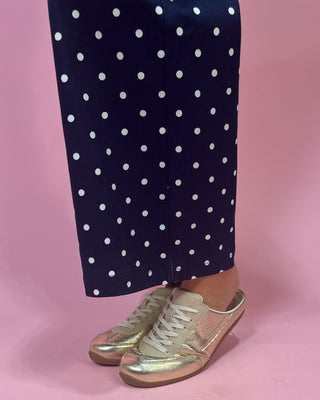 Polished & Playful Navy Polka Dot Jeans - All About You