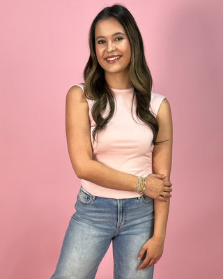 Sweet Talk Ruched Pink Top - All About You Boutique & Gifts