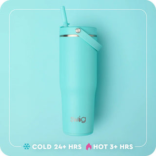 Swig To-Go Tumbler 30oz - Indigo Tiles - All About You