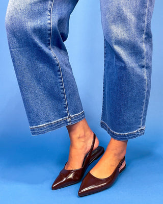 The Amber HR Patch Pocket Cropped Wide Jeans - All About You