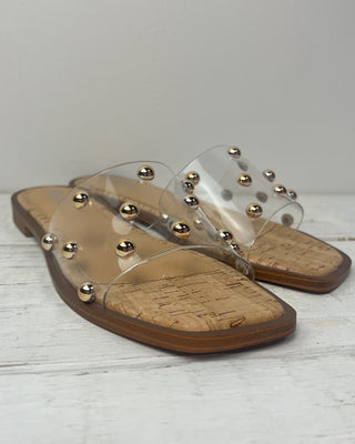 The Avery Clear Studded Sandal - All About You Boutique & Gifts