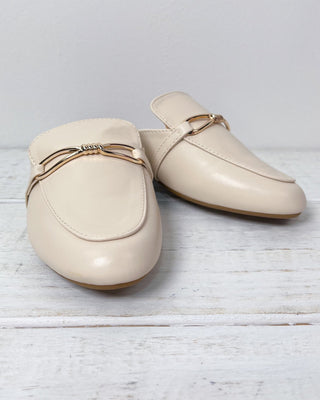 The Beth Ivory Gold Detail Mule - All About You